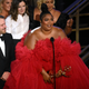 Lizzo (R) accepts the award for Outstanding Competition Program for “Lizzo’s Watch Out For the Big Grrrls” onstage during the 74th Emmy Awards at the Microsoft Theater in Los Angeles, California, on September 12, 2022. (Photo by Patrick T. FALLON / AFP) (Photo by PATRICK T. FALLON/AFP via Getty Images)